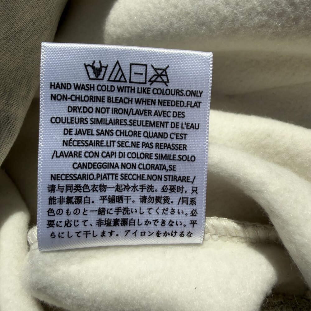 Fear of God Essentials Hoodie Grey Light Oatmeal Size Medium - Picture 8 of 12